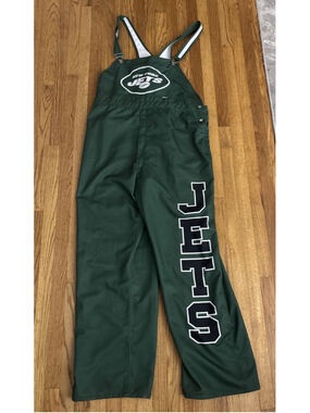 New York Jets NFL Foco Bib Overalls One Piece Football Adult 3XL
